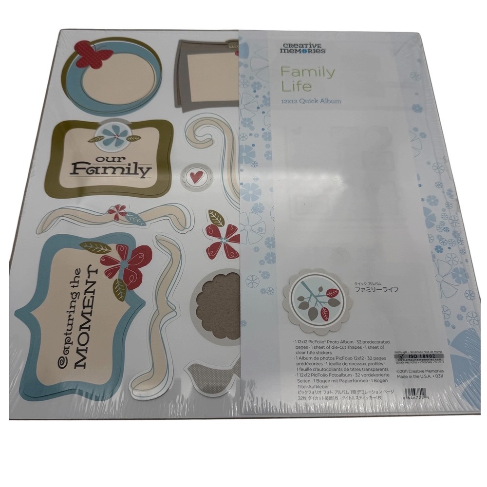 Creative Memories Family Life 12x12 Quick Album‎ PicFolio 32 Pages New USA